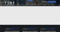Desktop Screenshot of callriot.com