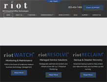 Tablet Screenshot of callriot.com